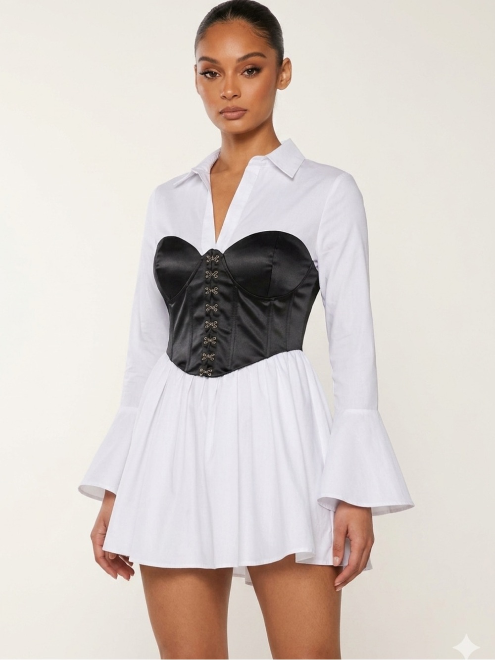 Back to Business Corset Mini Dress by Akira